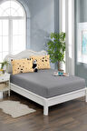 90X200 Sarı Panda  1 Adet Yastık Kılıflı Lastikli Çarşaf