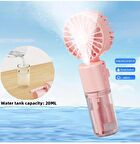 MİNİ FAN ŞARJLI EL FANI SU PÜSKÜRTMELİ BOYUNA ASMALI MİNİ KLİMA FAN VANTİLATÖR