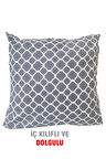 Kırlent Yastık Kılıfı Vip Kılıf 1 Adet-43x43 Cm(griçatı)