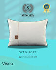 Visko Orta Sert Yastık Pamuklu Alez