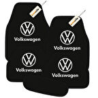 Siyah Renk Volkswagen Oto Halı Paspas 5 Parça Set – Lüks, Şık ve Dayanıklı Araç İçi Zemin Koruma