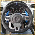 Volkswagen Scirocco Alcantara Noktalı Mavi Yüzüklü (Tam Kılıf Değildir)