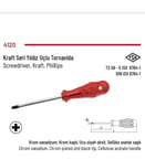 Yıldız Uçlu Tornavida Kraft 4.5*150