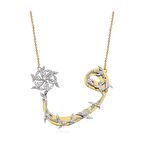 VAOOV 925 Ayar Gümüş Kuşların Duası Vav Kolye