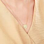 Vaoov 925 Ayar Gümüş Kişiye Özel İsimli Balon Kolye