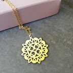 Vaoov 925 Ayar Gümüş Kalpli Çiçek Kolye