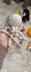 Amigurumi ahtapot oyuncak / anahtarlık