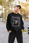 Black Sabbath Rock Metal Baskılı Unisex Oversize Paranoid Sweatshirt