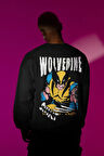Wolverine Baskılı Unisex Oversize Dc Film Karakter Sweatshirt