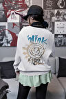 Blink-182 Rock Metal Baskılı Unisex Oversize Müzik Grubu Sweatshirt