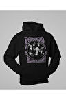 Paranoid Black Sabbath Baskılı Unisex Oversize Rock Metal Hoodie