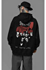 Slipknot The Subliminal Verses Yazılı Unisex Oversize Rock Metal Grubu Hoodie