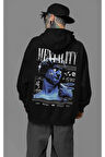 Mentality Baskılı Unisex Oversize Tasarım Hoodie