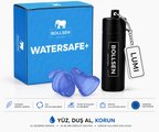 Bollsen Watersafe+Yetişkinler Için Yüzme Kulak Tıkaçları – Duş,banyo, Yüzme ve Su Sporları Için Yeniden Kullanılabilir Silikon Kulak Tıkaçları – 24 Db Gürültü Azaltma ile Su Engelleyici Kulak Koruması