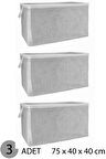 YASTIK HURCU MAXİ HURÇ 75x40x40 cm GRİ - 3 ADET