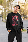Tasarım Deadpool Baskılı Unisex Oversize Dc Karakter Sweatshirt