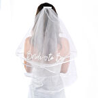 Wedding Shop Bride To Be 2 Parça Bekarlığa Veda Gelin Duvak Ve Kuşak Seti