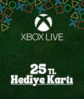 Xbox Live 25 TL Hediye Kartı