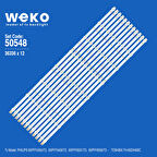 5548 36336X12 K650WD A1 - 4708-K65WD8-A1213K01 12 ADET LED BAR