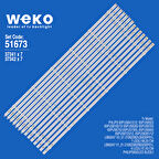 6673 37341X7 37342X7 LB65047 V1_03/LB65047 V0_03 14 ADET LED BAR