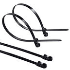 PM-26328 DELİKLİ SİYAH KABLO BAĞI 3.6X200MM