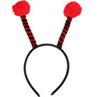 Gösteriler İçin Kırmızı Ponponlu Mega Uğur Böceği 25x11 cm