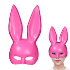 Pembe Renk Ekstra Lüks Uzun Tavşan Maskesi 35x16 cm