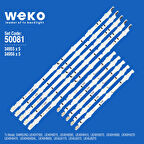 5081 34955X5 34956X5 D4GE-400D 10 ADET LED BAR