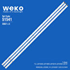 6541 35821X3 LG INNOTEK 43INCH DRT LED ARRAY_3PCM00778A_REV0.1_180419 3 ADET LED BAR