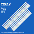 5113 35050X5 35061X5 DLED49HD 5X12 0002 10 ADET LED BAR