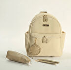 M&Y Anne Bebek Bakım Sırt Çantası 7345 Krem