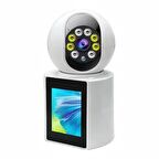 YS-15 Pon Monitörlü 5mp Ultra HD 4K Gece görüşlü iki yönlü sesli ve görüntülü Bebek VE Bakıcı Kamerası