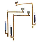 Vivo Y20 Y20s ile Uyumlu Parmak İzi Film Okuyucu Flex İthal Koyu Mavi