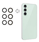 Galaxy S23fe S711b İle Uyumlu Kamera Camı İthal Set