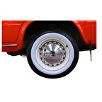 Otomobil 15 Jant Lastik Yanağı Araba Beyaz  Renk 4' Lü Set Yanak