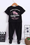 Uyguntarz Çocuk California Baskılı Alt - Üst Eşofman Takımı