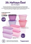 Tupperware  Saklama Seti 8 li Görseldeki renkler