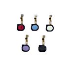 Samsung Galaxy A11 A115F İle Uyumlu Parmak İzi Okuyucu Film Orta Tuş Beyaz