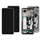 Xiaomi Mi 10T Pro İle Uyumlu Lcd Ekran Dokunmatik Çıtalı Gümüş