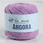 La Mia Angora 50Gr Mor El Örgü İpi - L127 - 33801