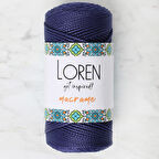 Loren Macrame Lacivert El Örgü İpi - Rm 0262 - 34353