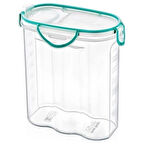 Buffer® Kilitli Kapaklı Contalı Hava,Su Sıvı Geçirmez 2,4 Litre Erzak Saklama Kabı-Sa590