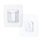 Buffer® Eşya Sabitleme Askısı 10 Çift Şeffaf Çift Taraflı Yapışkanlı Geçmeli Klips