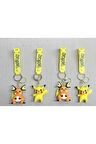 Pikachu Silikon Anahtarlık | Karakter Figürü Alk4252 | Lisinya
