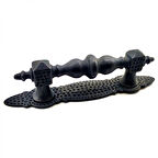 Antika Tarz Dekoratif Pirinç Ağır Kapı Çekme Kolu - Küçük, 215X40 Mm, Oksit