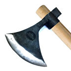 Keserli Saplı Büyük Ay Balta 90 Cm - Dövme Çelikten