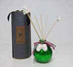 Yılbaşı Özel Kutulu 230 cc Yeşil Parlak Şişe Nar Oda Kokusu Hediye Seti