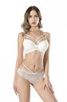 Fabony Kadın Dantelli İpli Yumuşak Cup Sütyen Külot Takımı 4120