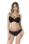 Fabony Kadın Dantelli İpli Yumuşak Cup Sütyen Külot Takımı 4120