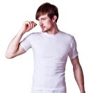 Dono Erkek Likralı Sıfır Yaka Kısa Kollu Fanila Atlet 1240